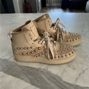 Authentic Valentino RED(V) Leather Tennis Shoes Size 37
